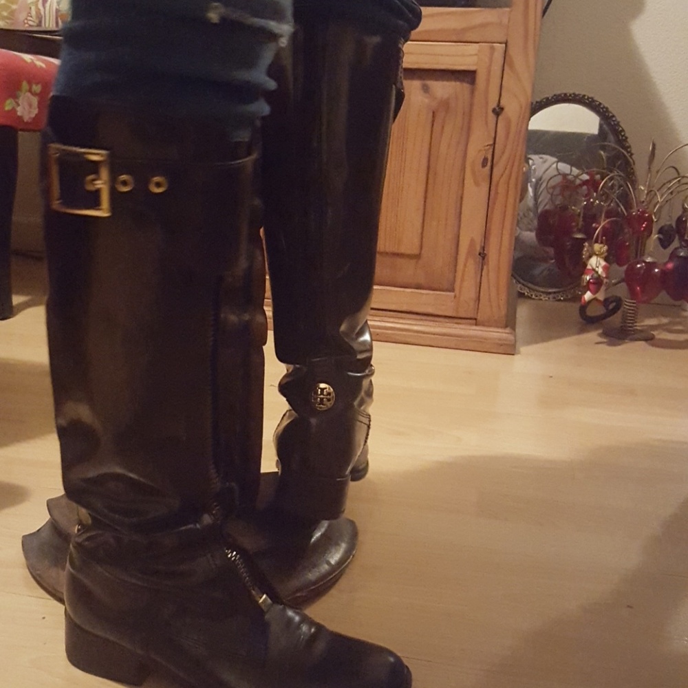 Tory Burch Ridin boots.